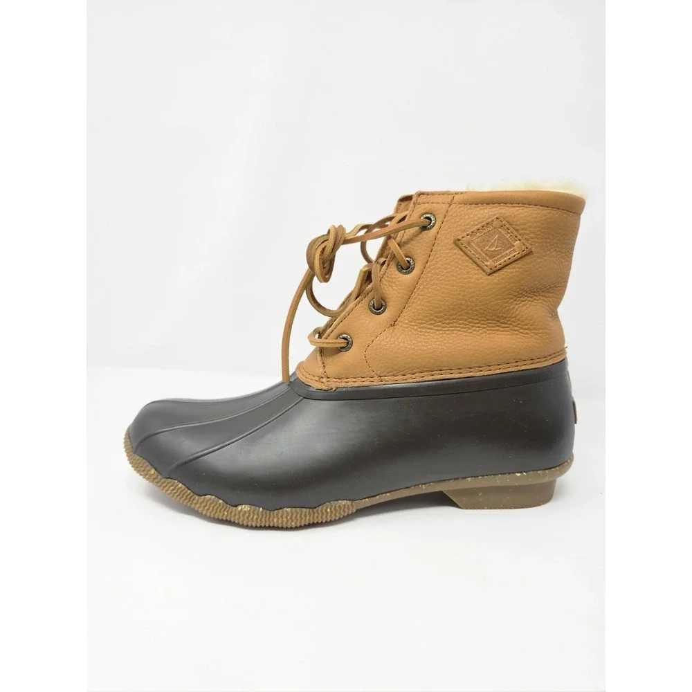 Sperry Saltwater Winter Lux Tan Boot 3M insulate‎ Women's size 9 NIB